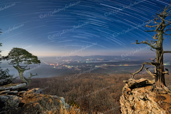 13 Nighttime Skies Over Havana Arkansas From The Summit Of Mt Magazine - Professional Featured Arkansas Photos photography by Paul Caldwell